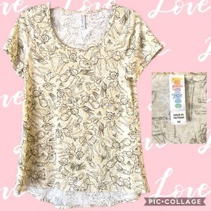 XS LULAROE CLASSIC TEE - BAMBI / THUMPER